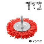 Βούρτσα Nylon με Άξονα για Δράπανο 75mm